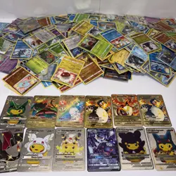 Huge Collection Bulk Lot of 600+ Pokemon Cards Mixed + 12 Metal Cards - Image 1