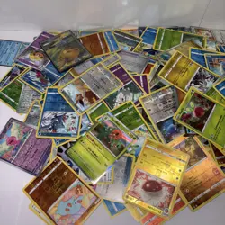 Huge Collection Bulk Lot of 600+ Pokemon Cards Mixed + 12 Metal Cards - Image 2