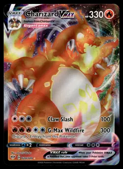 CHARIZARD VMAX - 020/189 - DARKNESS ABLAZE SWSH FULL ART POKEMON - NM - Image 1