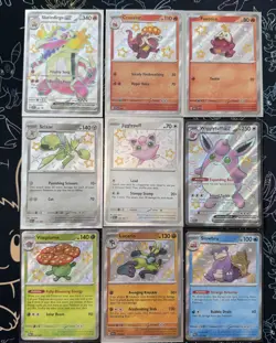 Pokemon Paldean Fates Lot of 9 Cards Shiny & Baby Shiny Holo Mint (English) TCG - Image 1
