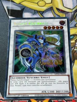 CARTE Yu Gi Oh ROBOT GUERRIER MP24-FR016 QUARTER CENTURY RARE - Image 1