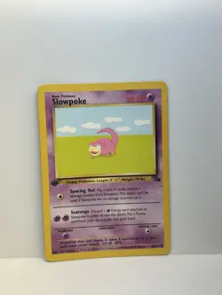 1st Edition Slowpoke 67/82 - Team Rocket - Pokemon Card - Mint very sharp card - Image 1