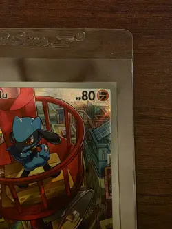 Pokemon TCG Riolu Pokemon Center Stamped Promo Card Mega Evolutions - Image 4