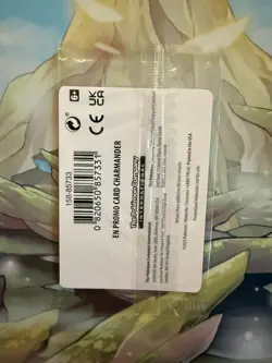 Pokemon TCG Charmander - 004/165 (GameStop Exclusive) Stamped Promo Card SEALED - Image 2