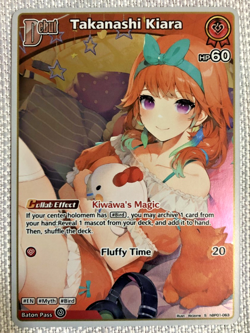 Hololive Official Card Game English - Debut Takanashi Kiara (S) - hBP01-063 ** - Image 1
