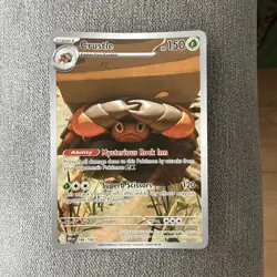 Pokemon TCG Crustle 186/182 Illustration Rare - Destined Rivals - Near Mint Card - Image 1