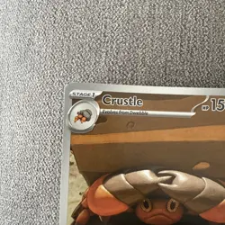 Pokemon TCG Crustle 186/182 Illustration Rare - Destined Rivals - Near Mint Card - Image 2