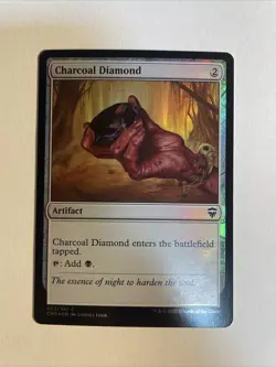 1x Mtg Commander Legends Charcoal Diamond Foil NM/M Magic The Gathering - Image 1