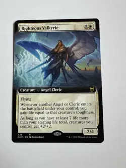 Magic The Gathering Righteous Valkyrie 338 (Extended Art) - Image 1