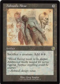 Ashnod's Altar (Schematic) R The Brothers' War: Retro Frame Artifacts 67 - LP MT - Image 1