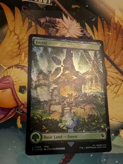 MTG Universe's Beyond Final Fantasy Forest Chocobo Track Foil NM - Image 3