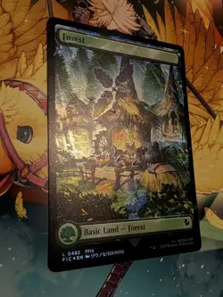 MTG Universe's Beyond Final Fantasy Forest Chocobo Track Foil NM - Image 4
