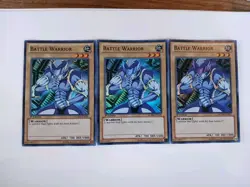 X3 YuGiOh! Battle Warrior NUMH-EN025 1st Edition Super Rare - Image 1
