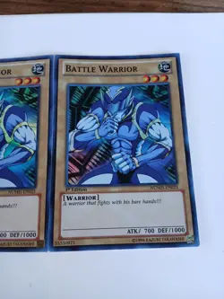 X3 YuGiOh! Battle Warrior NUMH-EN025 1st Edition Super Rare - Image 4