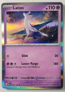 HOLO Latios 073/182 NM / M - Paradox Rift Pokemon Card - $2 Combined Shipping - Image 1