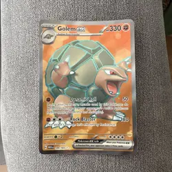 Golem ex 189/165 Pokemon 151 Card Full Art Ultra Rare Scarlet And Violet NM - Image 1