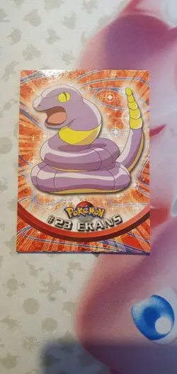 Topps Pokemon TV Animation Edition Ekans Black Logo Card #23 - Image 1