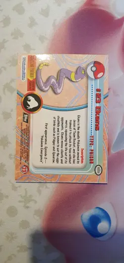 Topps Pokemon TV Animation Edition Ekans Black Logo Card #23 - Image 2