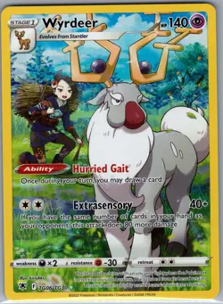 Wyrdeer TG06/TG30 Astral Radiance Trainer Gallery - Pokemon Card - NM - Image 1