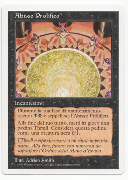 Breeding Pit Italian Mtg MISPRINT. Missing casting cost. - Image 1