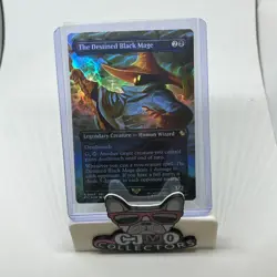 MTG The Destined Black Mage (Borderless) Foil #0447 - Final Fantasy 1 - Image 1