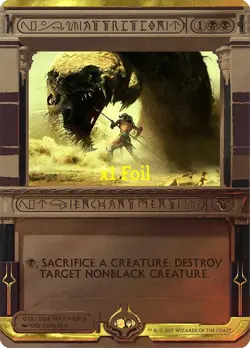 MTG Foil Masterpiece Series: Amonkhet Invocations MP2 Attrition MINT - Image 1