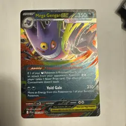 2025 Near Mint Pokemon Mega Gengar ex 056/094 Phantasmal Flames PFL en English - Image 1