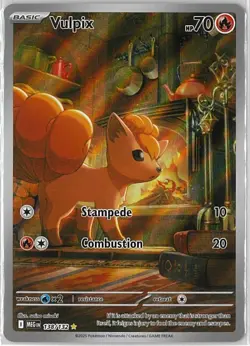 VULPIX 138/132 - Pokemon Mega Evolution IR Illustration Rare - Full Art - Mint! - Image 1