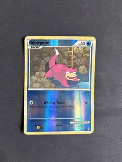 Pokemon TCG Slowpoke Call of Legends 70/95 Reverse Holo Common 2011 - MP/LP - Image 1