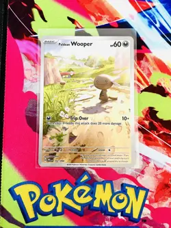 Pokemon TCG Phantasmal Flames / Paldean Wooper AR (PFL 102) Near Mint / Mint - Image 1