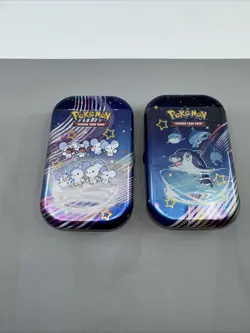 Pokemon Scarlet and Violet SV4.5 Paldean Fates Mini Tin X2 - Image 1