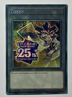 YUGI TOKEN MP24-EN051 (NM) 1st Edition Prismatic Secret Rare Mega Tin 2024 - Image 1