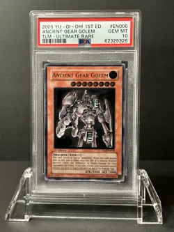 Yugioh Ancient Gear Golem TLM - EN006 1st Edition Ultimate Rare PSA 10 - Image 1