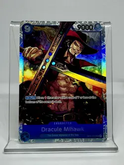 One Piece Card Game - Dracule Mihawk - OP01-070 SR - Pre-errata - Image 1