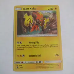 Tapu Koko SM30a Promo Holo Pokemon Card Pokemon Trading Card Game TCG NM A - Image 1