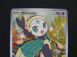 Pokemon Card Meloetta MEP 026 Black Star Promo - Image 2