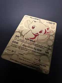 Mew GX 160HP Gold Metal Pokemon Card Fan Art! - Image 2