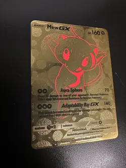Mew GX 160HP Gold Metal Pokemon Card Fan Art! - Image 3
