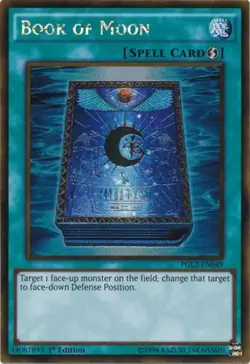 Book of Moon - PGL2-EN049 - Gold Rare - 1st Edition Near Mint Yugioh! Card - Image 1