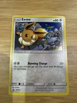 Eevee SM235 Sun & Moon Ultra Rare Holo Promo Pokemon Card - Image 1