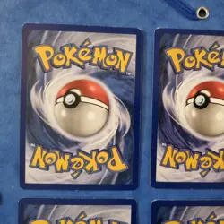 set of 8 Pokemon Cards: Base Set Shadowless Common: Grass Energy 99/102 - Image 3