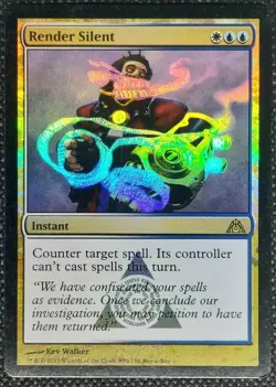 mtg magic render silent FOIL ENGLISH promo buy a box bab reduire au silence - Image 1