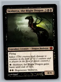 Magic The Gathering Scars of Mirrodin Skithiryx, the Blight Dragon #79/249 MTG - Image 1