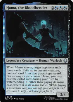 Hama, the Bloodbender - FOIL - U Avatar: The Last Airbender 224 - MTG - Image 1