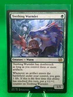 MTG Teething Wurmlet The Brothers' War 192/287 Regular Rare - Image 1