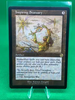 MTG - (Schematic) INSPIRING STATUARY - The Brothers' War Retro Artifacts (R) - Image 1