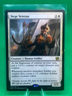 MTG Siege Veteran - BRO The Brothers' War - Image 1