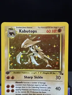 Pokemon Card Kabutops 9/62 1st Edition Fossil Set Holo Rare WOTC Near Mint - Image 2