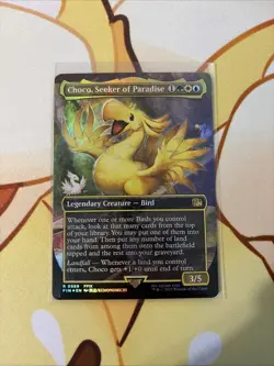 Choco, Seeker of Paradise (Borderless) (Chocobo Track Foil) Final Fantasy Foil - Image 1