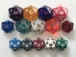 14 mtg spindown dice No Doubles life counter dice Kaladesh - Image 1